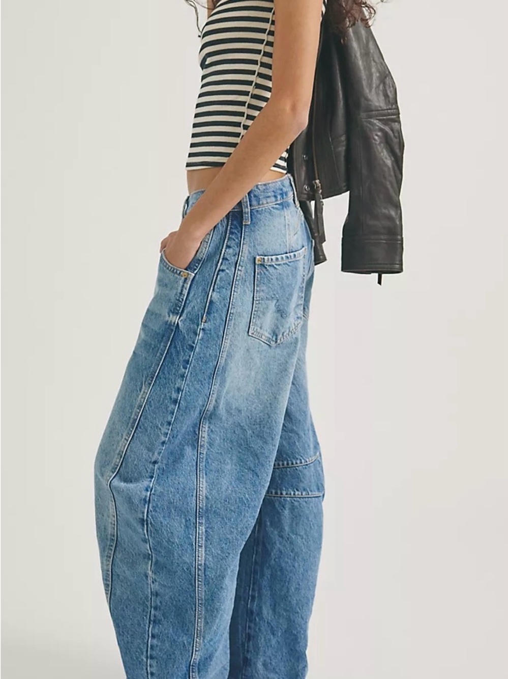 Wide Leg High-Rise good luck mid-rise barrell  Women's Jeans in Light Blue